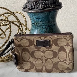 Authentic Coach Coin Purse - Mini Wallet Wristlet